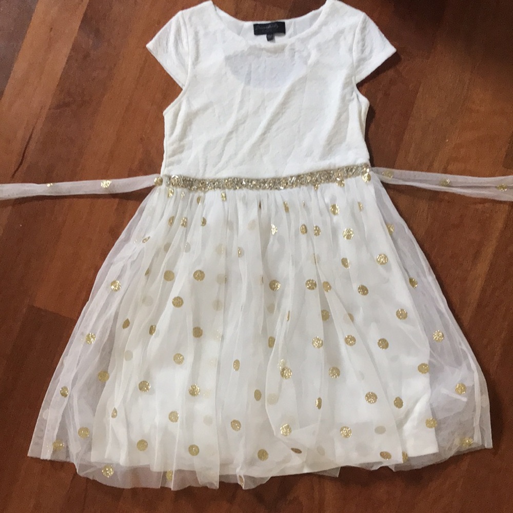 Formal cream dress size 14 - Picture 2 of 7